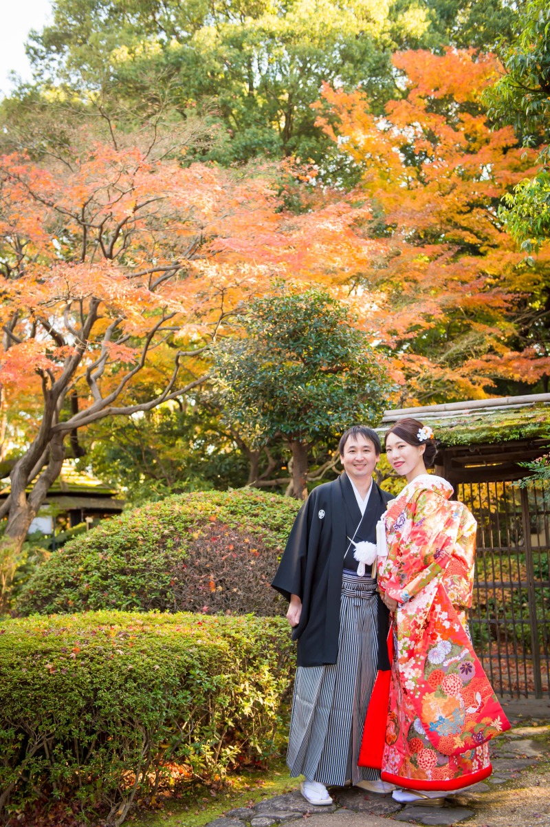 日本庭園紅葉Photo