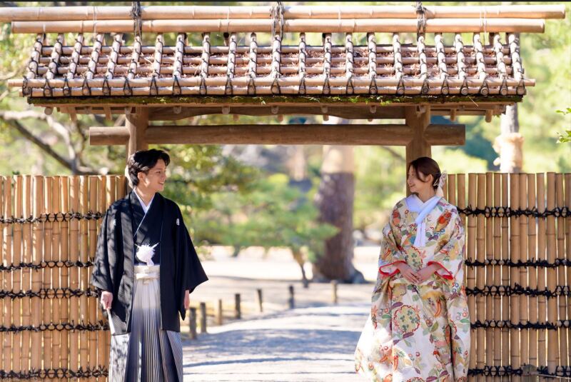 色打掛・カラードレス×２ロケーション