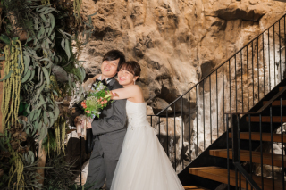 洋装×館内ロケーション