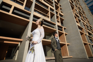 木材会館×THE Tender HOUSE、洋装フォトウェディング