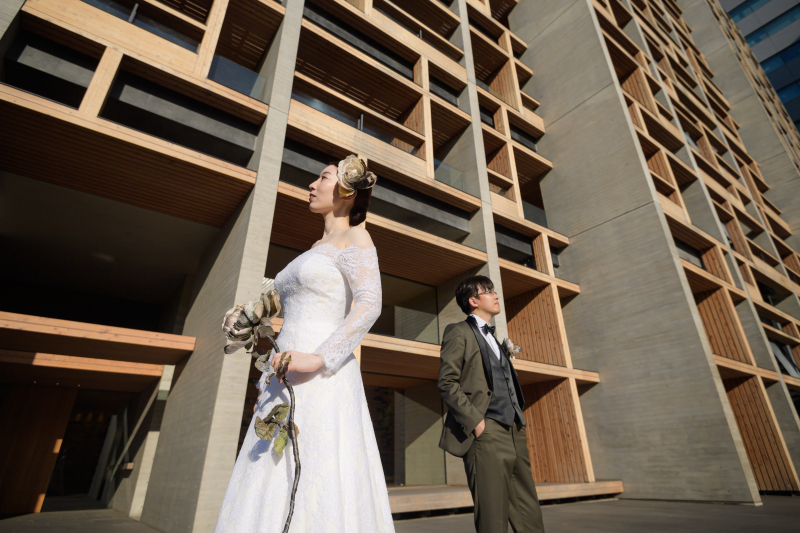 木材会館×THE Tender HOUSE、洋装フォトウェディング