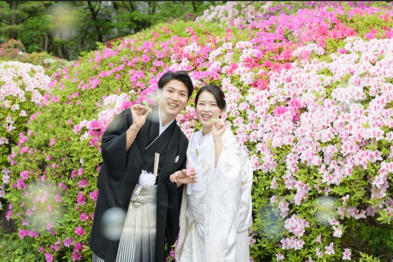 白無垢×ロケーション