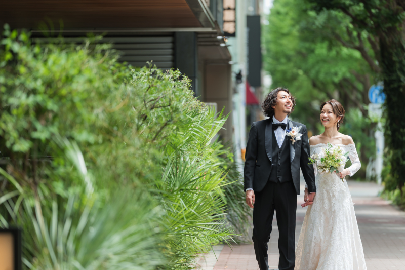 ゆったり歩く、その姿も絵になる