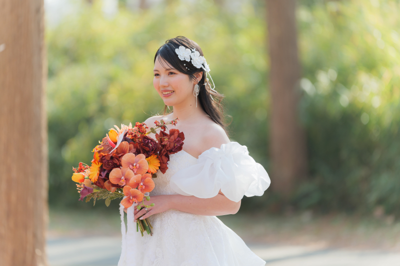 新婦ソロショット