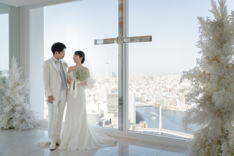 洋装×チャペル、ロケーション