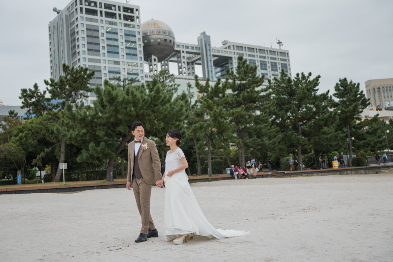 洋装×ロケーション