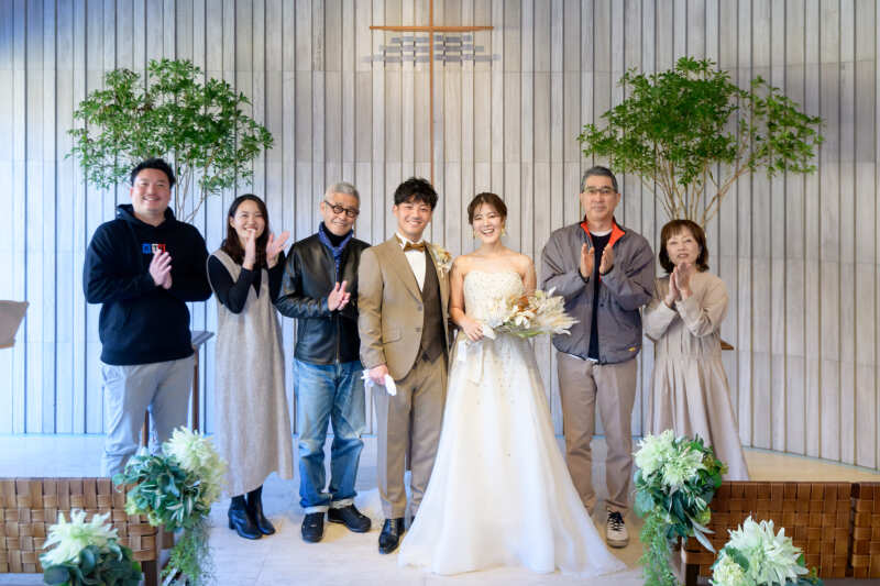 ご家族での記念撮影