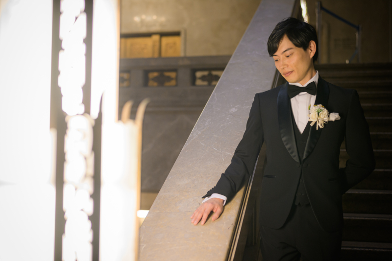 ソロショット　ー新郎様ー