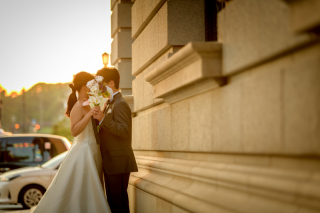 洋装×ロケーション