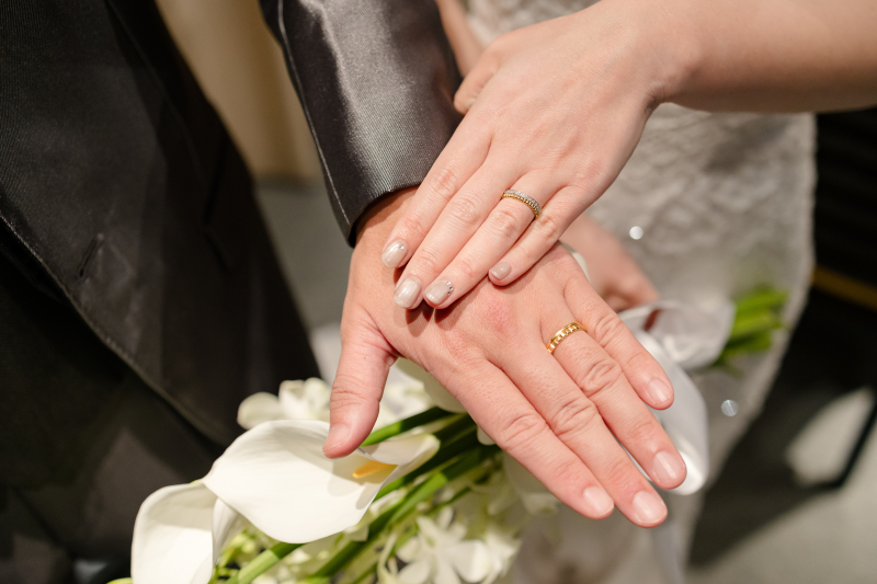 これから一生を共にする大切な結婚指輪