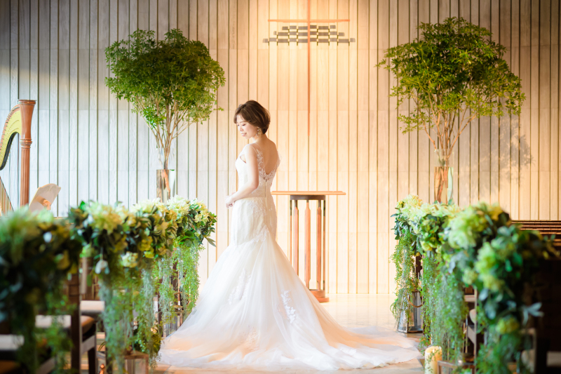 チャペルに映える美しさ