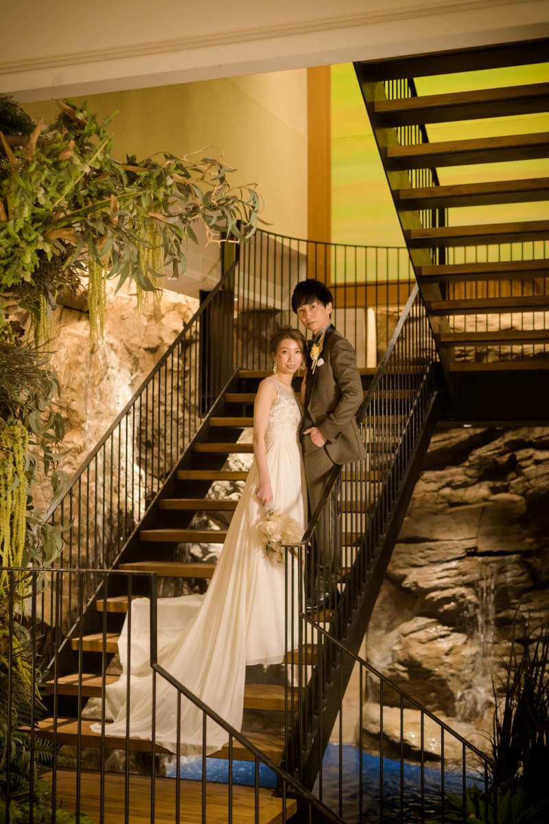 階段が描く陰影