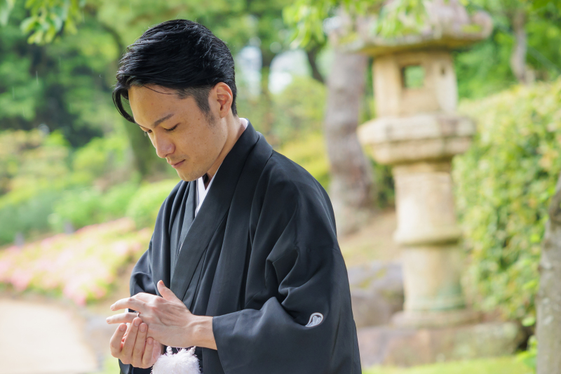 ソロショット　ー新郎様ー