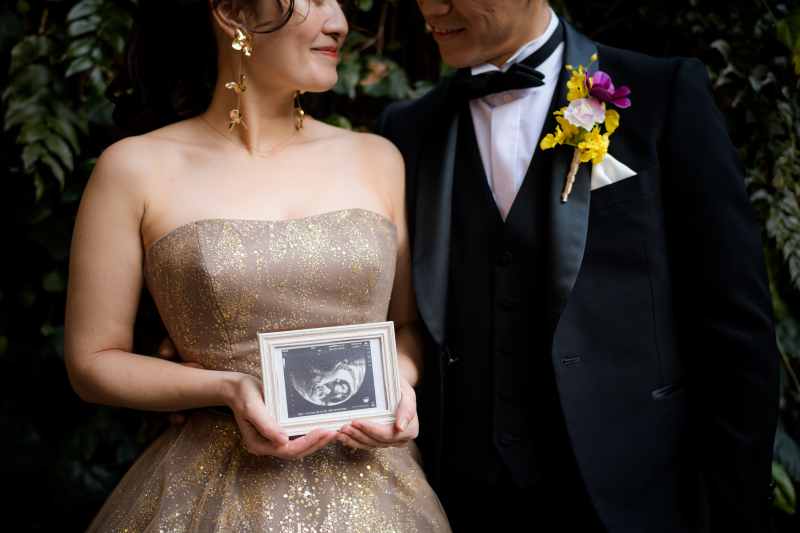 お腹の赤ちゃんも一緒に