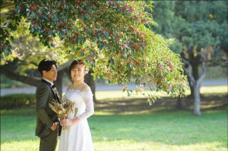 洋装×ロケーション