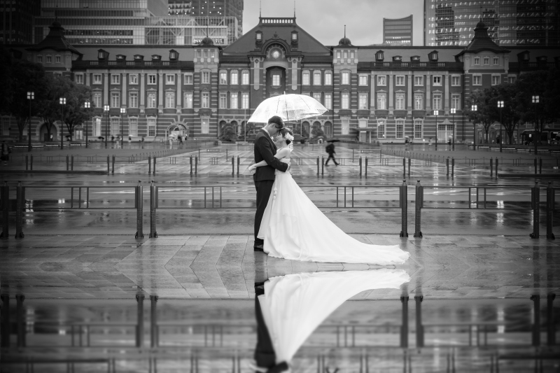 洋装×東京駅ロケーション