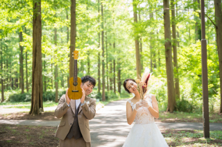 洋装×ロケーション