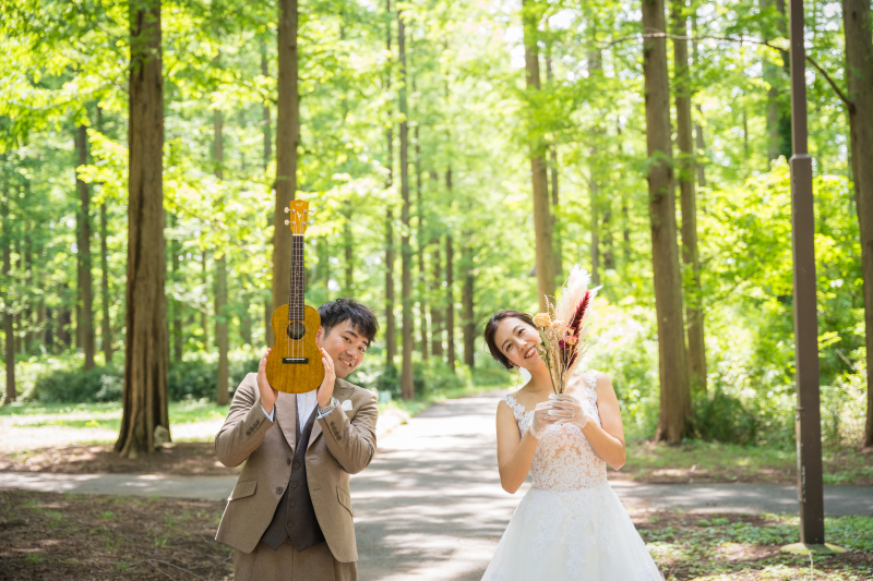 洋装×ロケーション