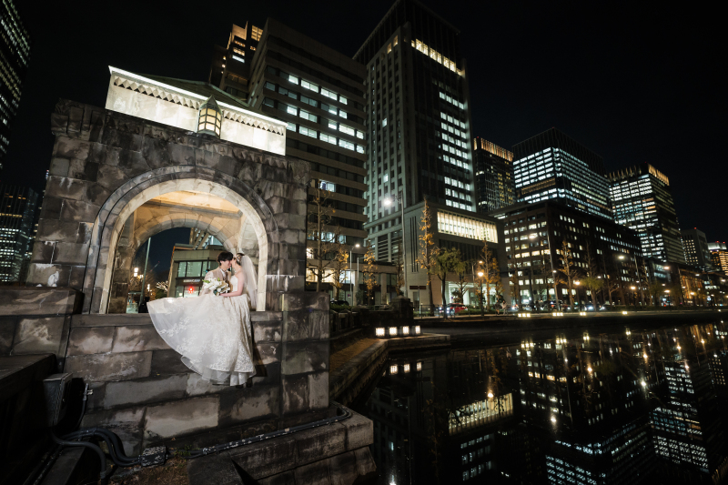 洋装×チャペル、ロケーション