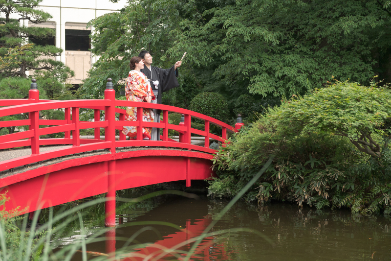 緑と赤が和を引きたてます
