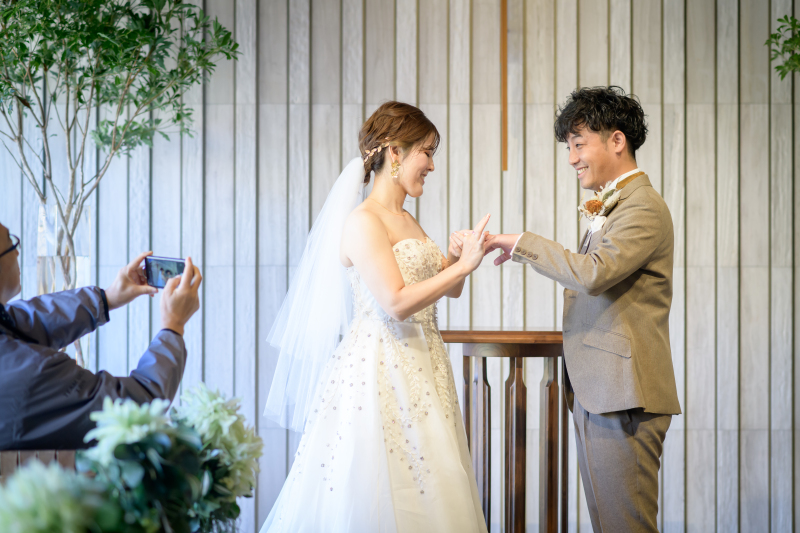 セレモニーフォト～指輪の交換～