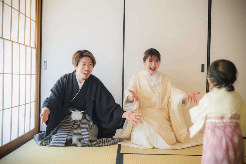 和装×庭園ロケーション/ファミリーフォト