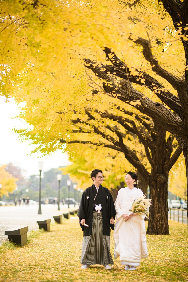 和装×東京銀杏並木