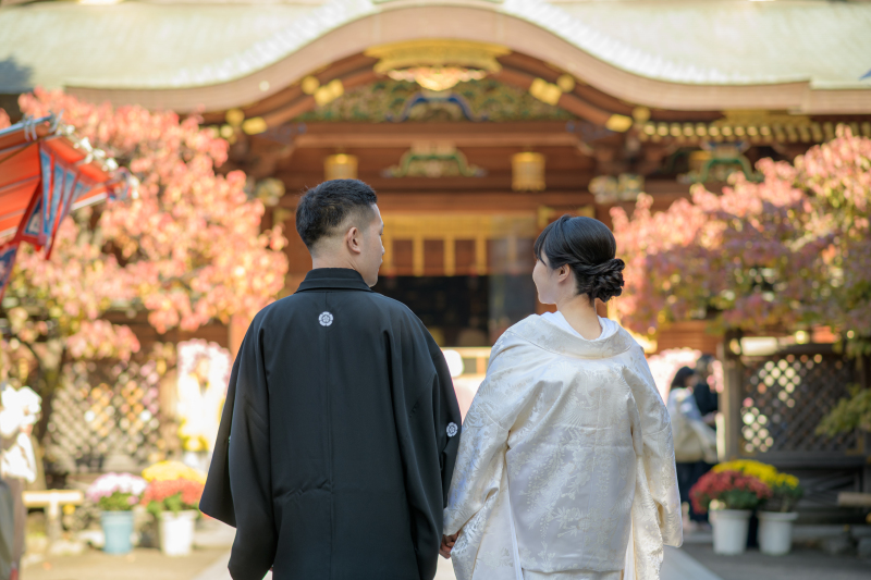静寂に包まれる境内