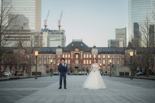 洋装×ロケーション