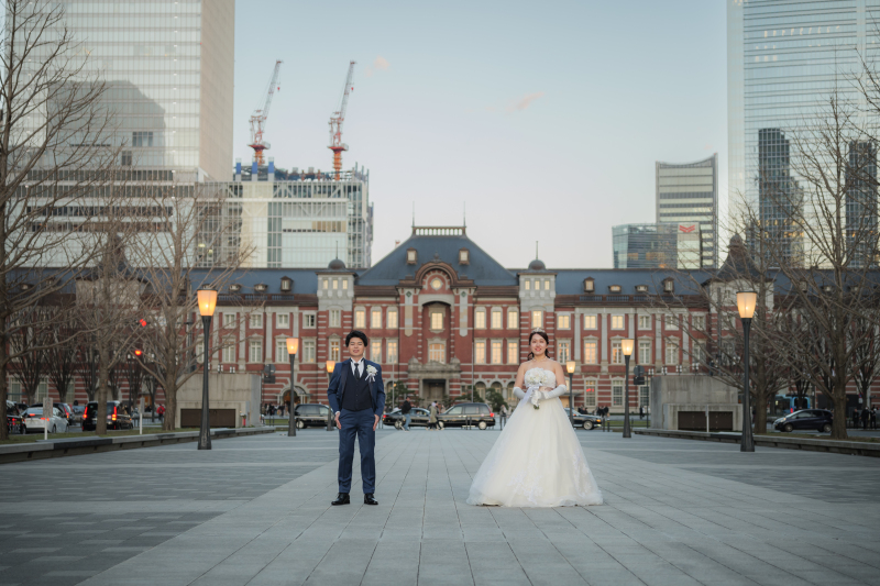 洋装×ロケーション