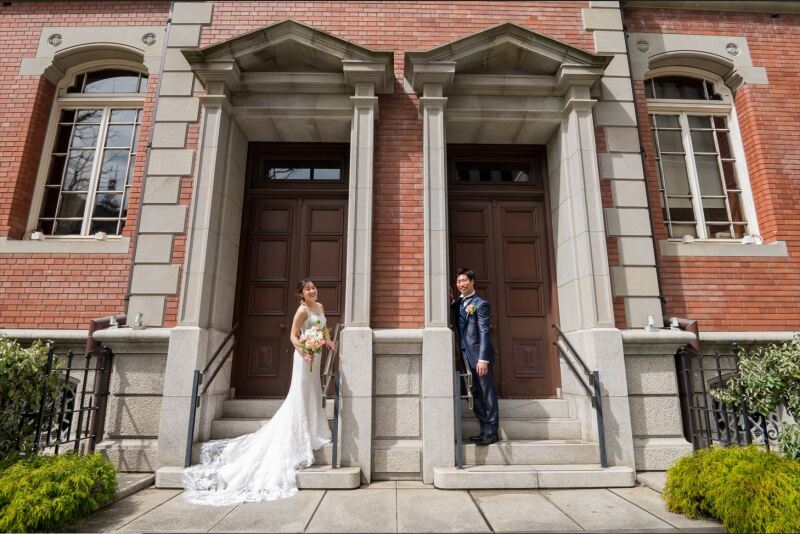 笑顔でポーズ！