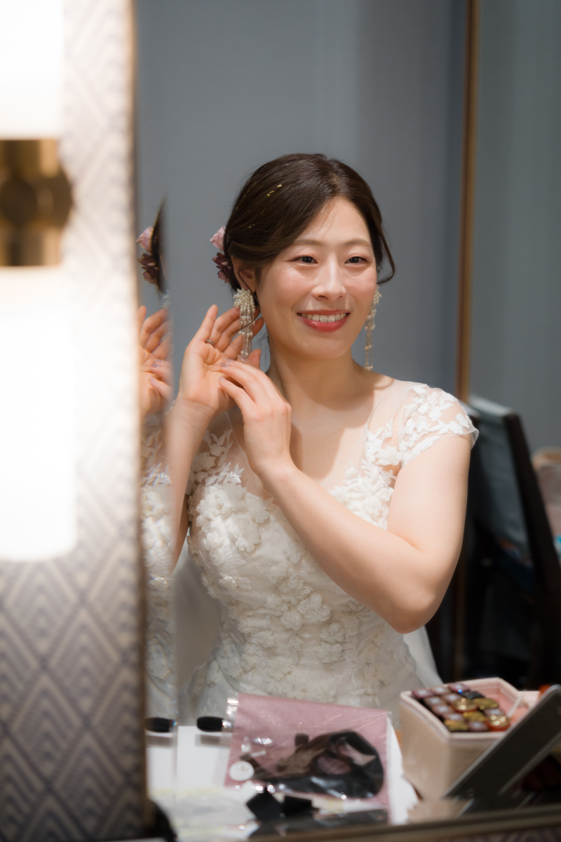 鏡越しに整う決意