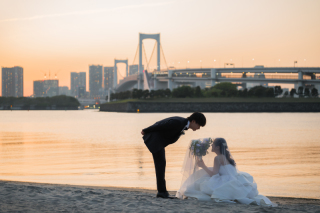 洋装×館内ロケーション