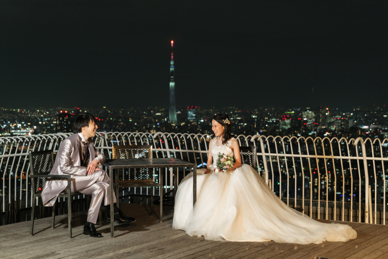 スカイツリーと一緒に