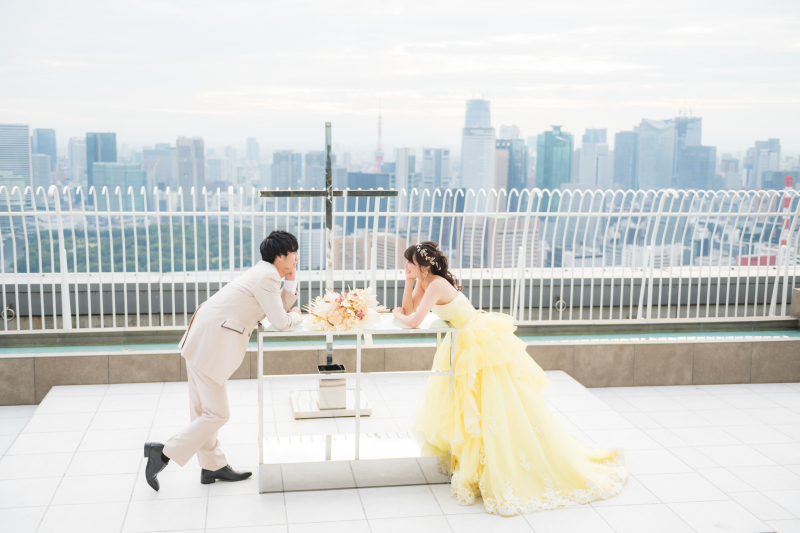 Restaurant LUKE・昭和記念公園×カラードレス