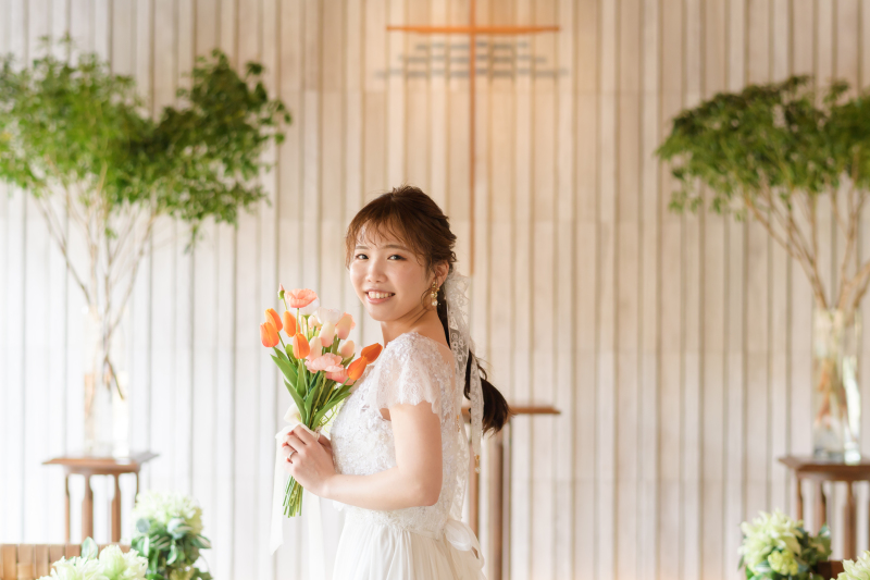 新婦ソロショット