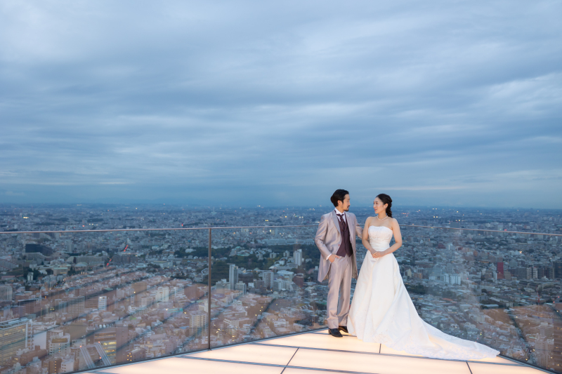 洋装×ロケーション