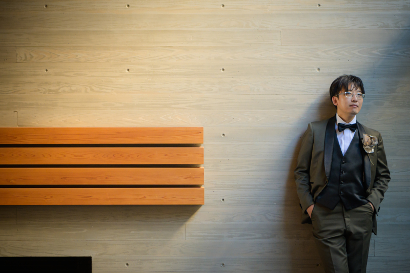 ソロショット　ー新郎様ー