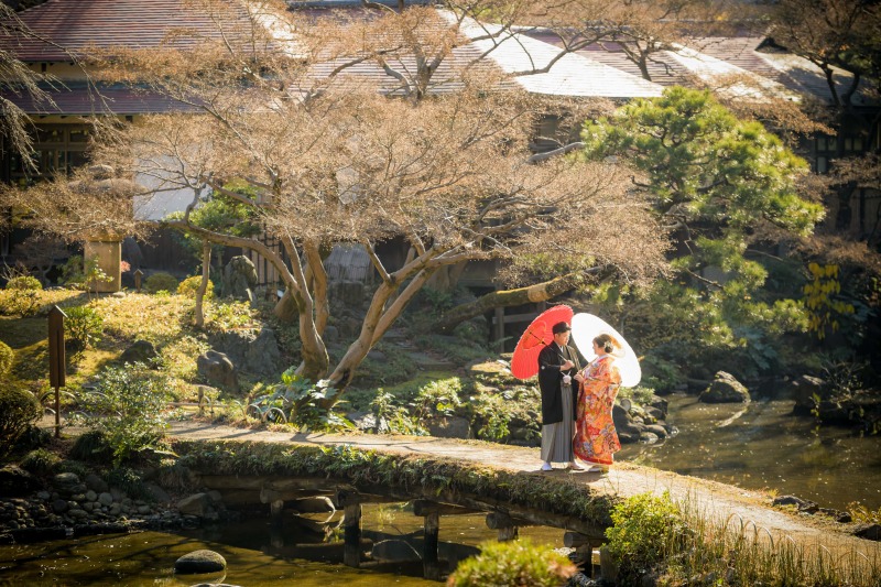 冬の小石川後楽園