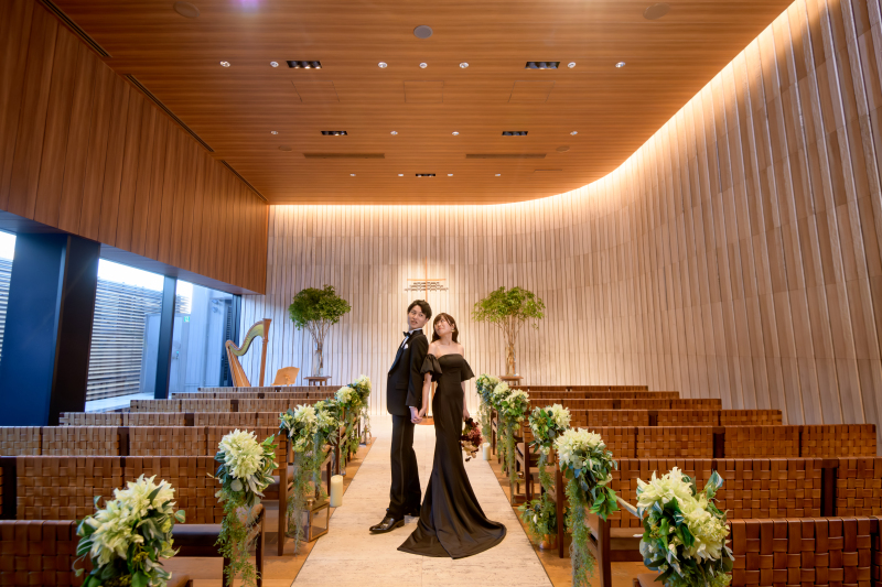 チャペルでの撮影