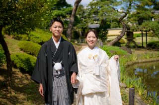 実際の結婚式でも着用されている、本格的な白無垢