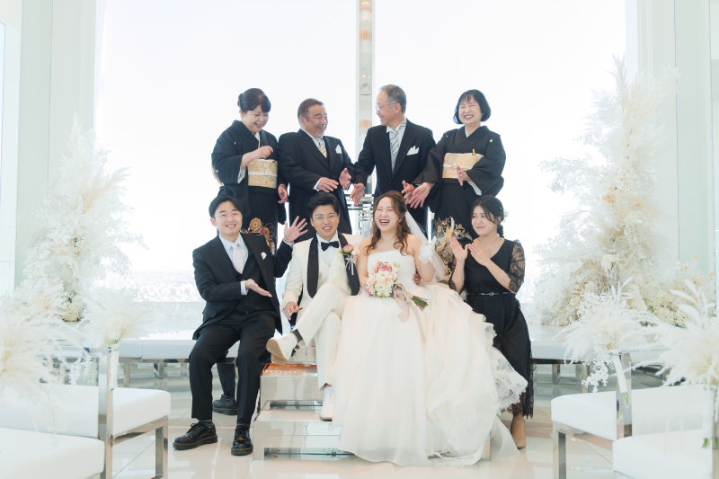 ロケーション撮影だからこそ、家族もリラックスして