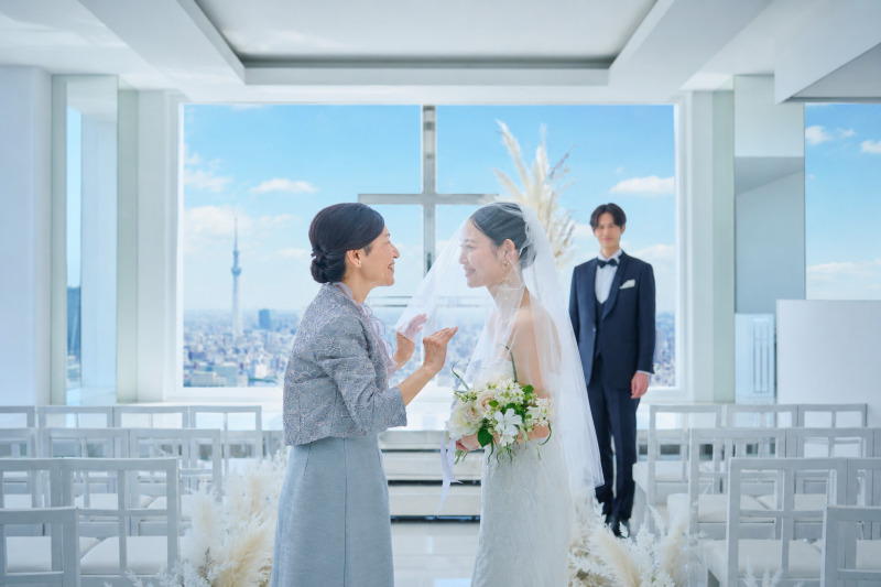 挙式さながらのシーンを写真に残せる