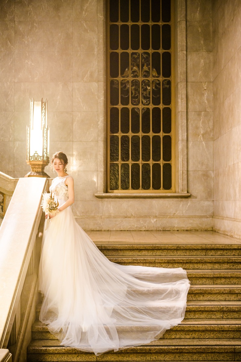 ドレスの魅力を生かした一枚♡