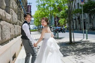 まるでデートのワンシーンのように。