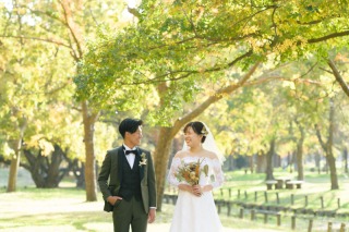 おふたりらしいクシャっと笑った一瞬も逃さず撮影♪