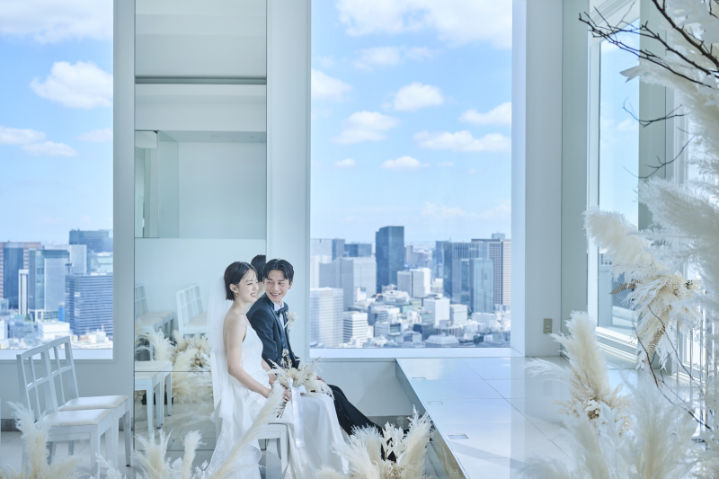 ◆6月撮影まで特別価格【チャペルフォト&お食事6名プラン】レストランルーク｜ ドレス&times;タキシード、ヘアメイク、データ100枚付