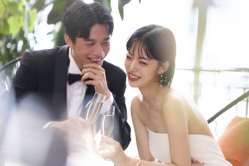 【チャペルフォト&会食6名分付きプラン】レストランルーク｜ チャペル･館内撮影+会食ランチコースプラン