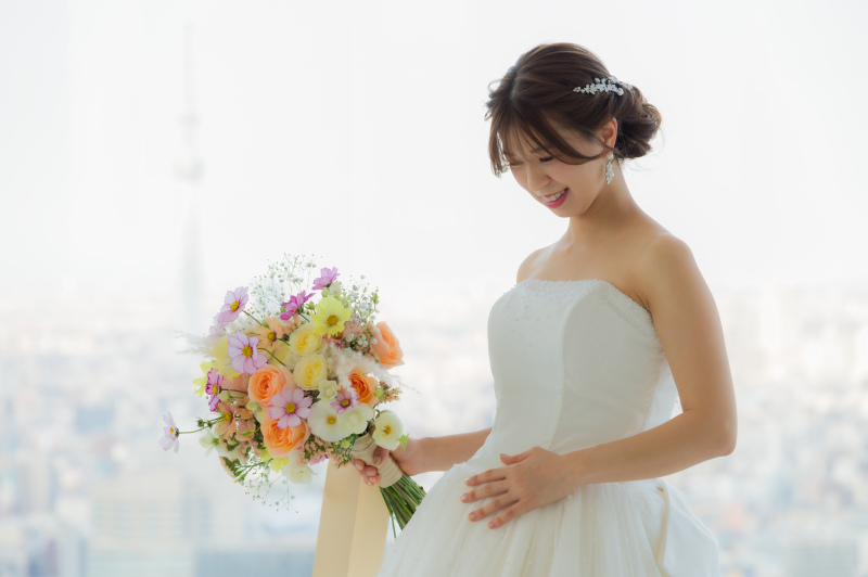 【マタニティ撮影プラン】マタニティ×ウェディングフォトプラン|上質ドレス×タキシード、100カット以上、全レタッチ済データ付