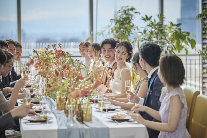 【チャペルフォト&会食6名分付きプラン】レストランルーク｜ チャペル･館内撮影+会食ランチコースプラン